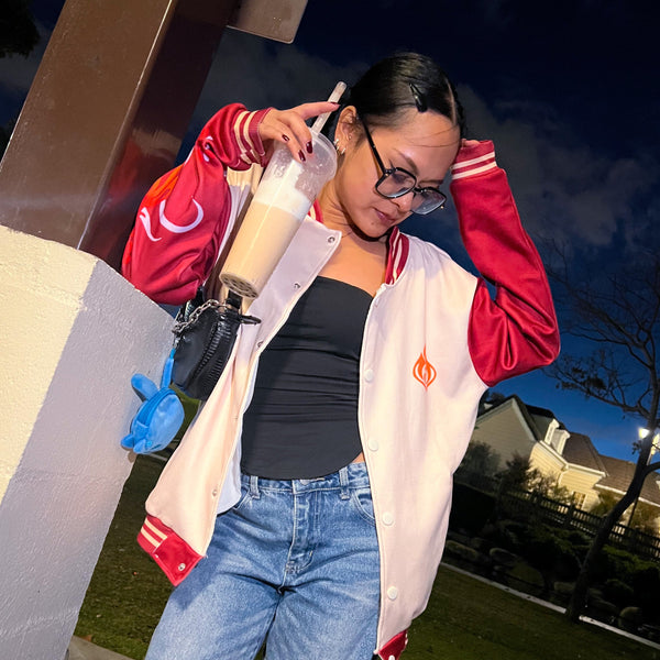 Yoimiya Varsity Sweater