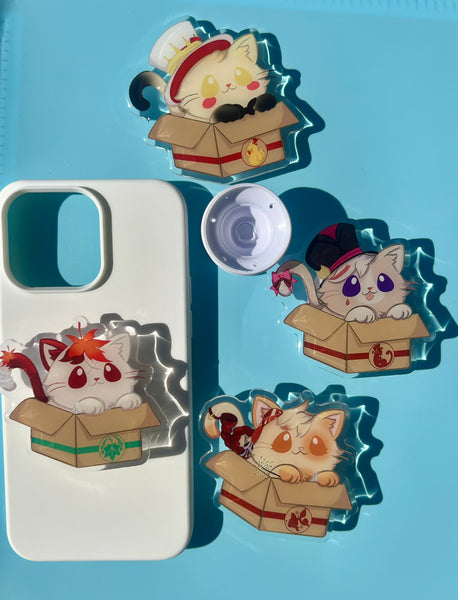 Lyney Kitty Phone Grip