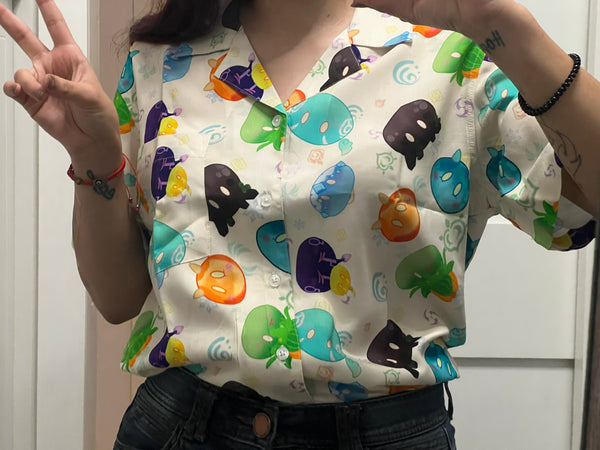 5WIRL Button Up | Genshin Impact