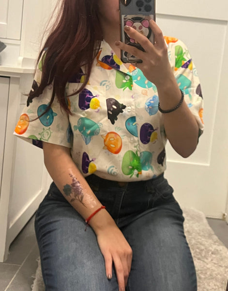 Loser/HuskerDust Button Up | Hazbin Hotel