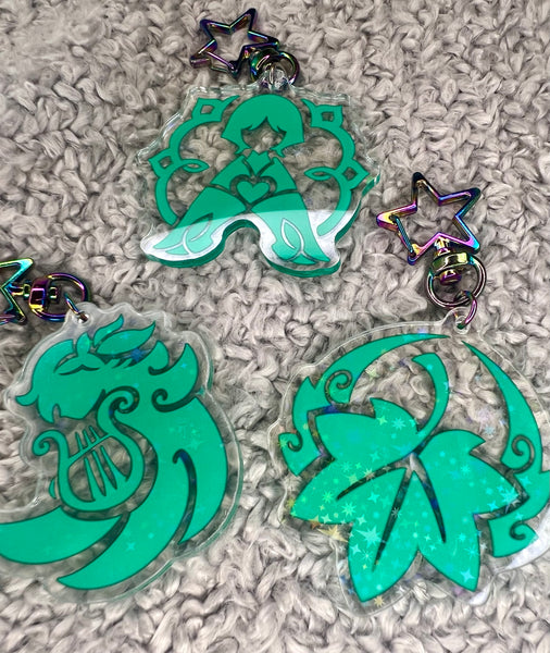 Anemo Constellation Keychains