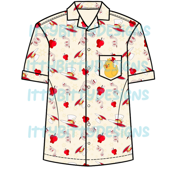 Lucifer Button Up | Hazbin Hotel