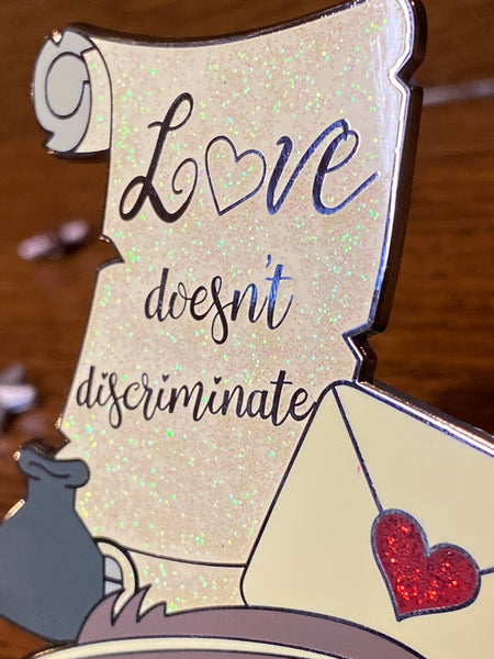 Hamilton Enamel Pin | Love Doesn't Discriminate