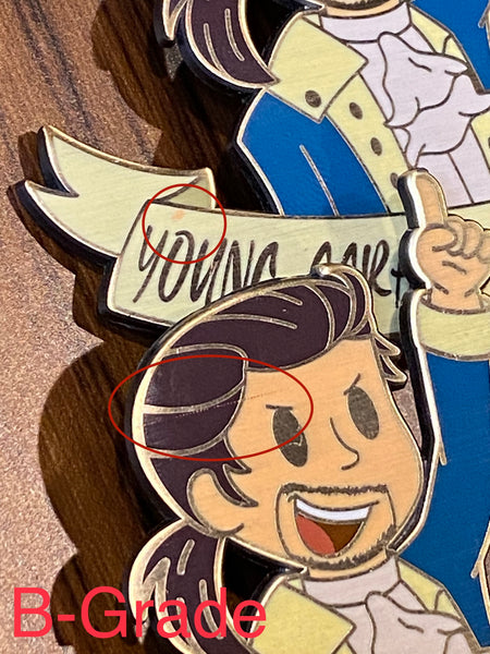 Hamilton Enamel Pin | Young, Scrappy, and Hungry