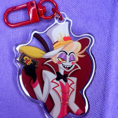 Lucifer acrylic keychain | Hazbin Hotel