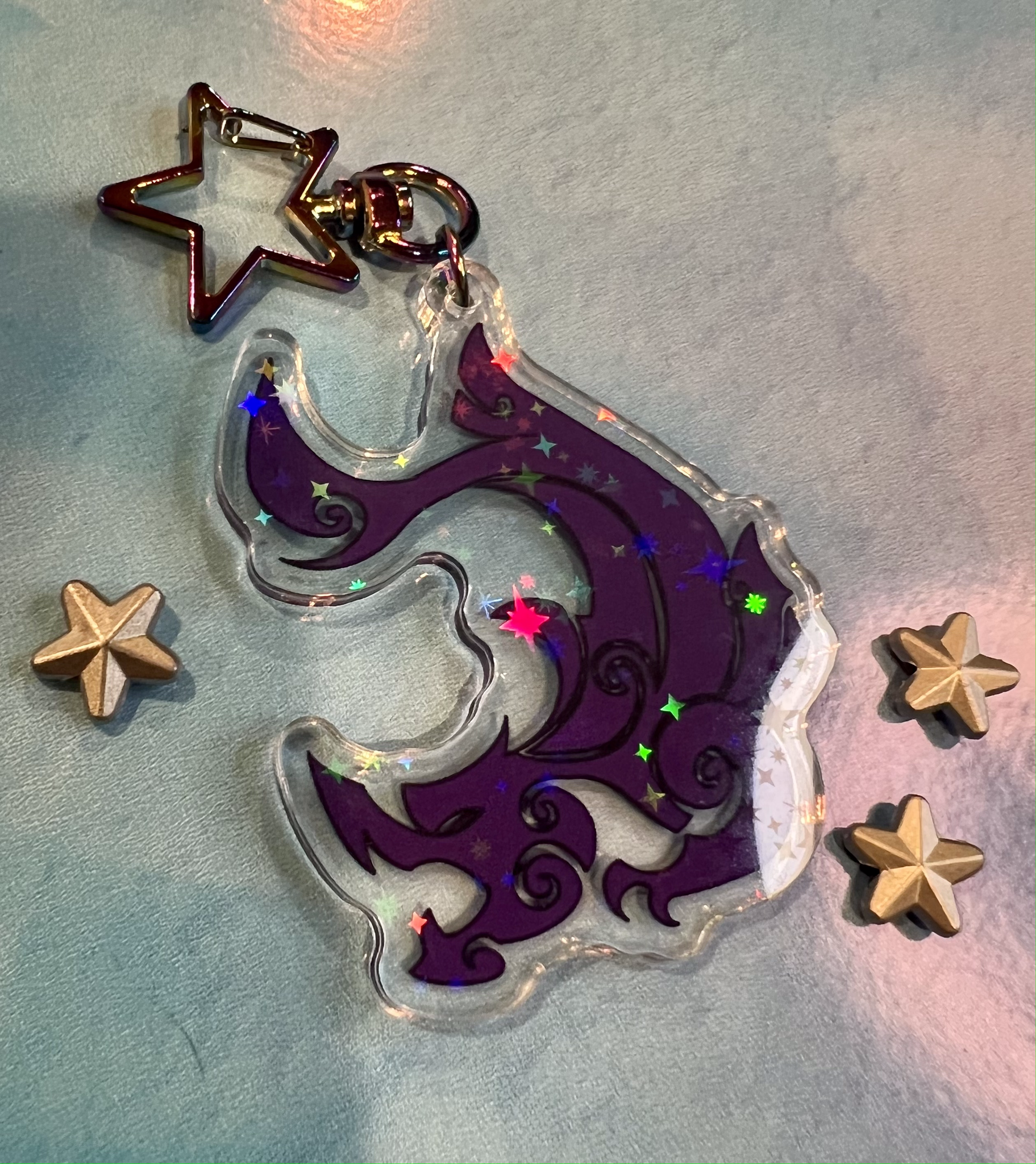 Electro Constellation Keychains