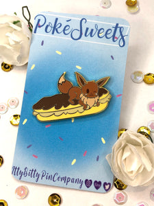 Eevee Eclair | Eevee Pokésweets Pokémon Enamel Pin